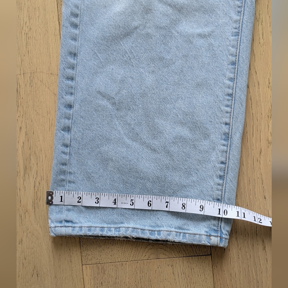 BDG Urban Outfitters sz 29 High Waist Wide Leg Jeans Light Wash Denim - Picture 2 of 11